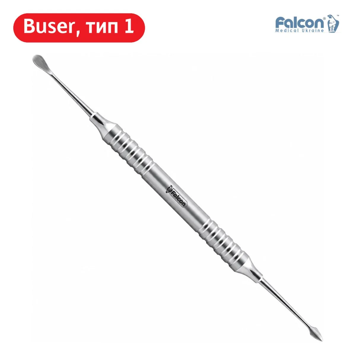 Периостальний елеватор Busar тип 1, серія Clasic-Lite Implant, DS.832.015 (Falcon)
