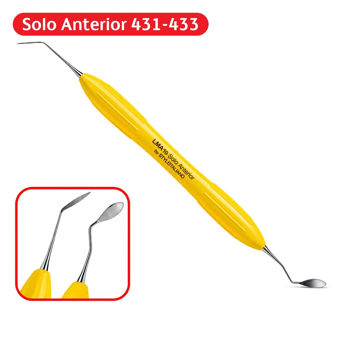 Інструмент Solo Anterior 431-433 (Соло Антеріор) для моделювання композитів, LM Arte (LM-Dental)
